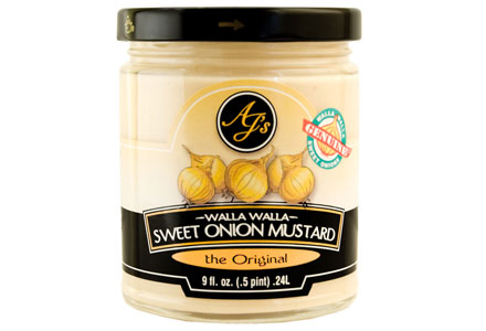 AJ's Walla Walla Sweet Onion Mustard the Original