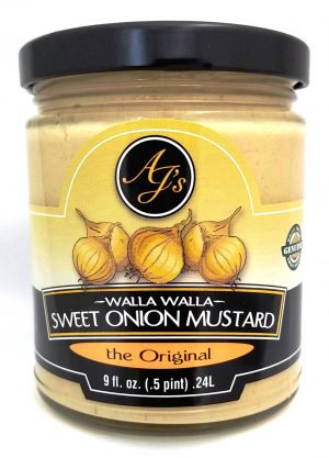 AJ's Walla Walla Sweet Onion Mustard the Original