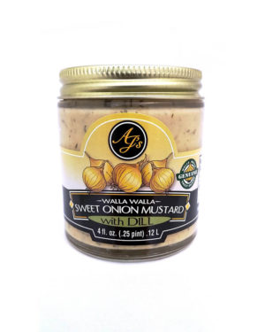 AJ’s Walla Walla Sweet Onion Mustard with Dill - Image 2