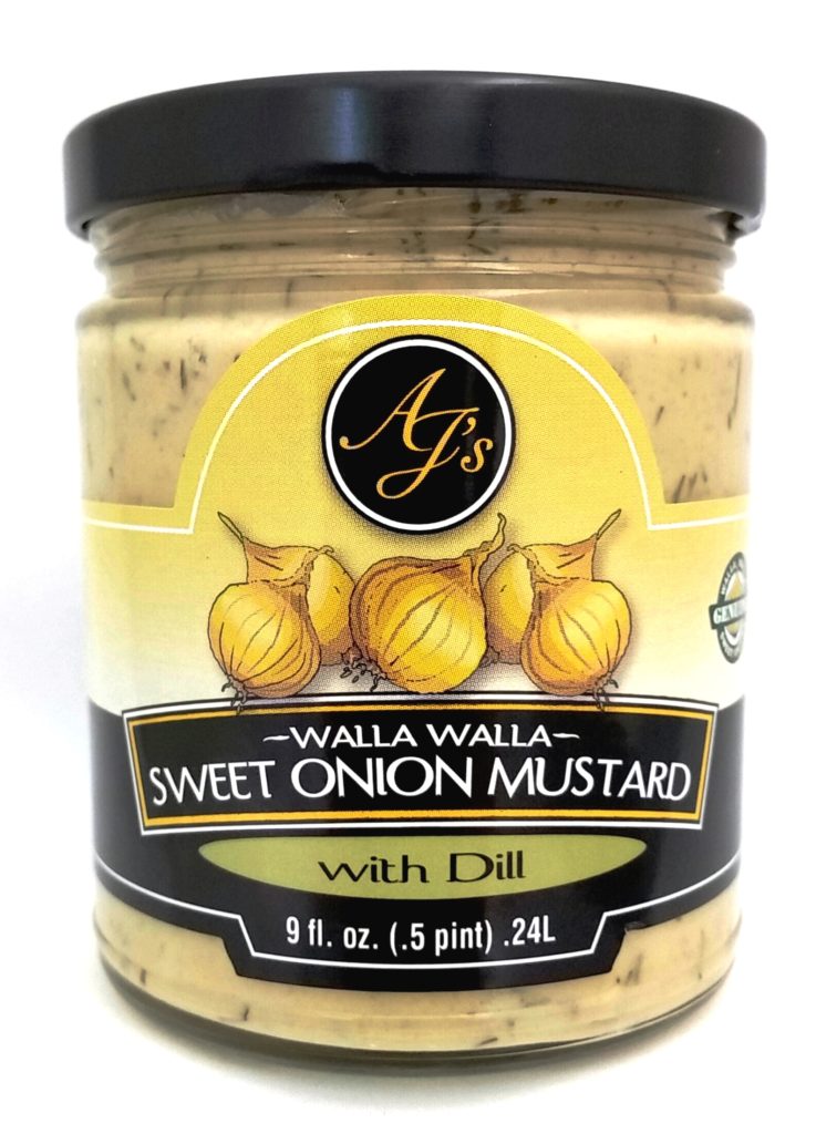 AJ’s Walla Walla Sweet Onion Mustard with Dill The Original Walla