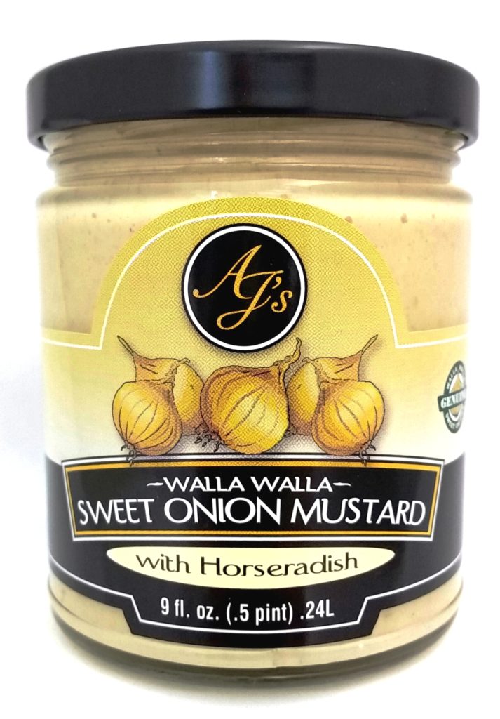 a-ya 様 symphony mustard AJ's Walla Walla Sweet Onion Mustard with Horseradish - AJ's