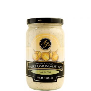AJ's Walla Walla Sweet Onion Mustard With Dill - 16 oz
