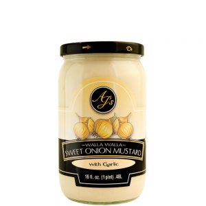 AJ's Walla Walla Sweet Onion Mustard With Roasted Garlic - 16 oz