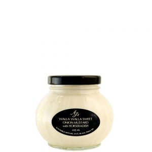 AJ's Walla Walla Sweet Onion Mustard With Horseradish - 225ml