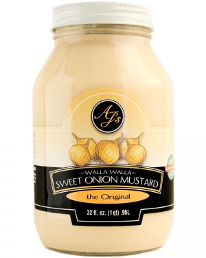 AJ's Walla Walla Sweet Onion Mustard the Original - 32 oz